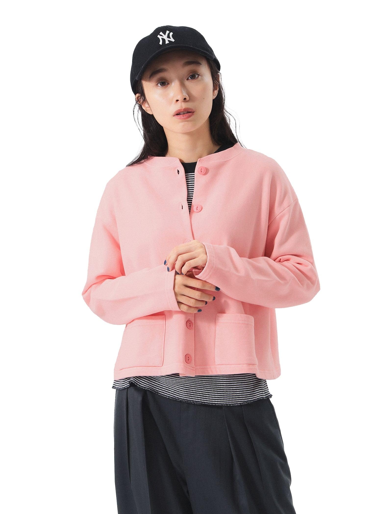 

Толстовка SCREEN STARS Button Sweat Cardigan PINK FREE 13130371146 [BEAMS BOY] [Специальный заказ] Женская