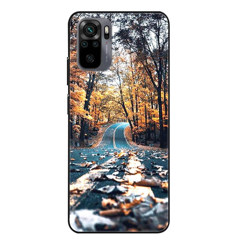 For Xiaomi Redmi Note 10s Case Shockproof Silicone Cartoon Soft Cover for Redmi Note 10 Pro Phone Cases Note10 4G 10T 5G 10 S