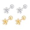 Practical Alloy Floral Studs Earrings Providing Comfortable and Elegant Charm For Modern Fashion Lovers Daily Use