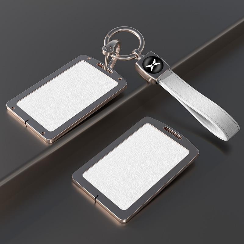 For Xpeng P7 P7i P5 G6 G9 G3 2024 2025 2026 Car Key Case Zinc Alloy Keychain Cover Key Fob Shell Buckle Protector Accessories