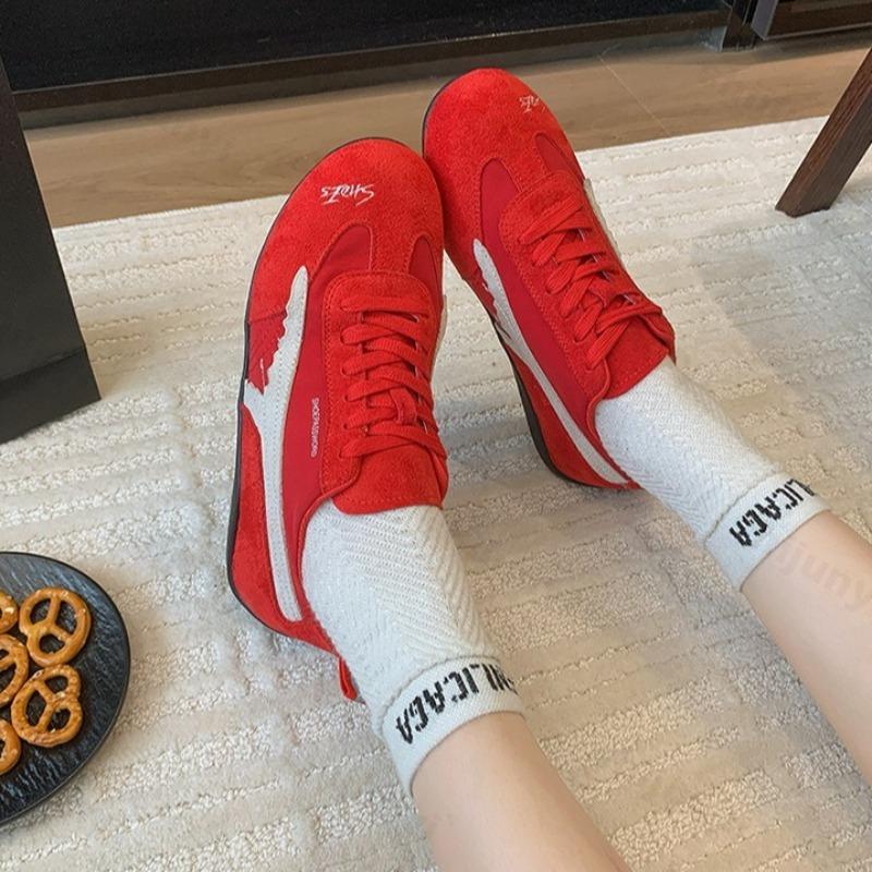 Fashion Soft Soled Fashion Low Top Casual Shoes for Women's Spring 2025 New Comfortable Versatile Fashion Trend Non slip Flat Sneakers