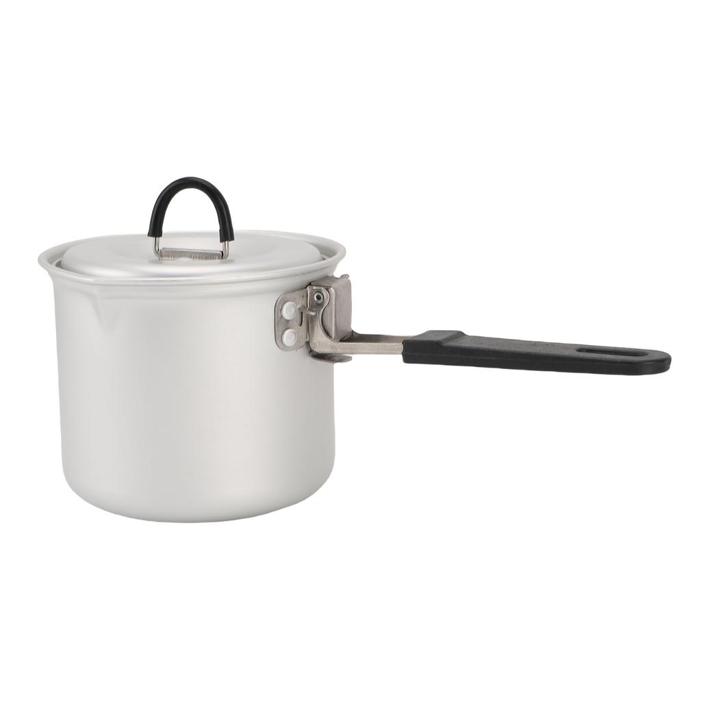 Kleiner Milchtopf Tragbarer Aluminium Schnellheizender Faltbarer Campingtopf für Outdoor-Wandern Rucksackreisen