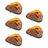 5Pcs LED Cab Marker Light 12V Amber High Brightness Waterproof Shock Resistant Cab Roof Marker