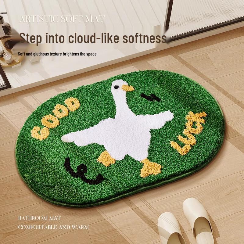 Cartoon Absorbent Bathroom Floor Mat 50x80cm
