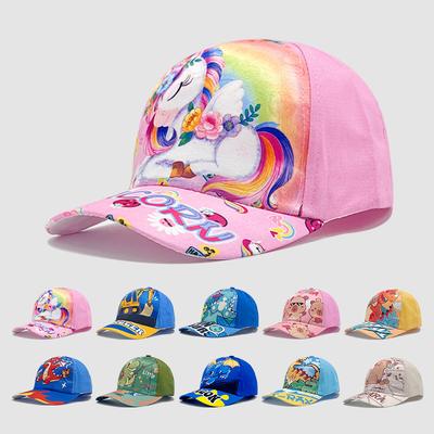 Hot Sale Unicorn Children's Baseball Cap Boys and Girls Cartoon Cap Kids Cute Sunscreen Sun Hat