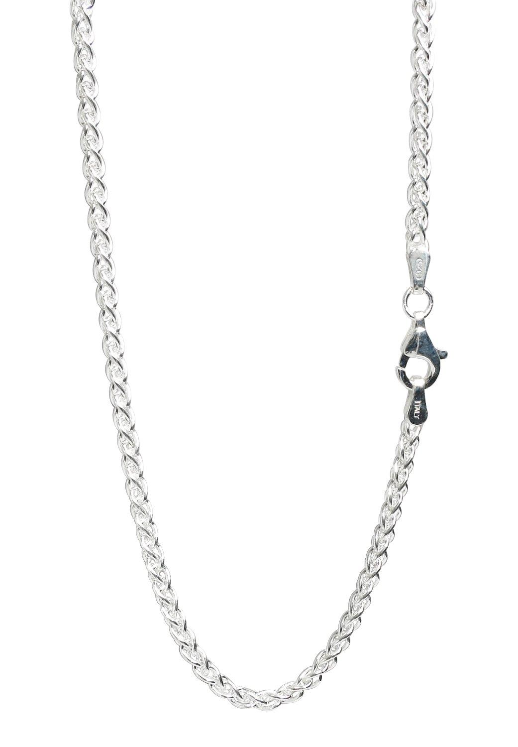 

Gin no Spiga Chain Length Width Silver 925 Necklace Chain Necklace Chain sv925 Chain only [Shinjuku Kura] 40-60cm (40cm) approx. 2.6mm Men s