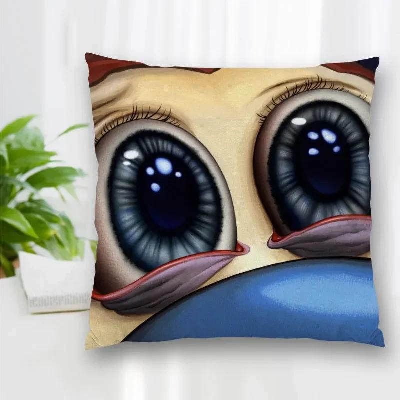 Hot Sale Custom Decorative Pillowcase Ren and Stimpy Cartoon Square Zippered Pillow Cover Best Nice Gift 40x40cm
