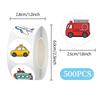 500Pcs/Roll Transportation Means Of Transport Graffiti Stickers Cars Airplanes Cartoon Decal Diy Luggage Phone Guitar Kid Toys