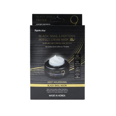 FARM STAY Μάσκα Κρέμας Black Snail & Peptide9 Perfect 23mL (3 Επιλογές)