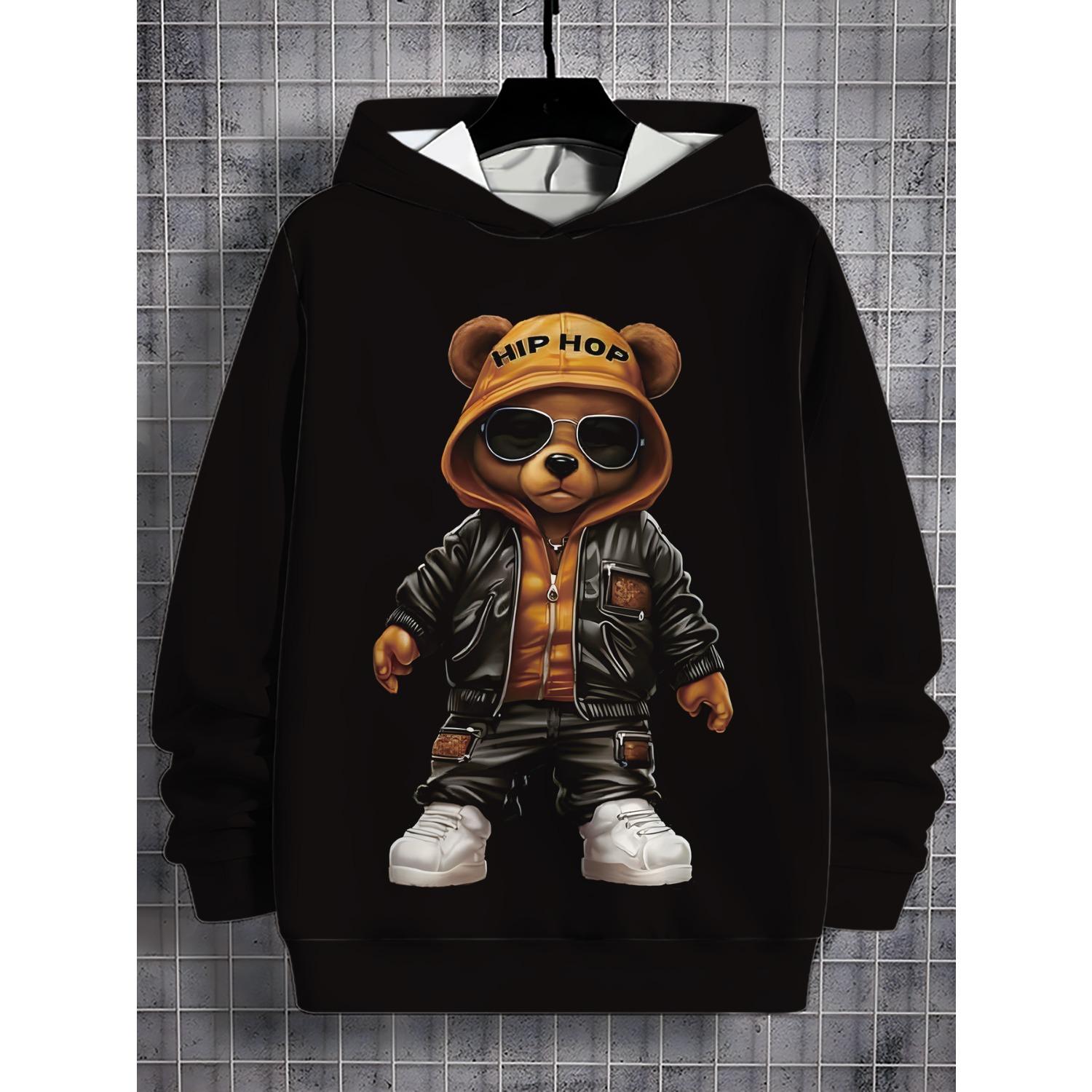 Новая толстовка с капюшоном, напечатанная на 3D-принтере, модная толстовка с длинным рукавом, удобный пуловер для девочек, детская толстовка 13-14Y