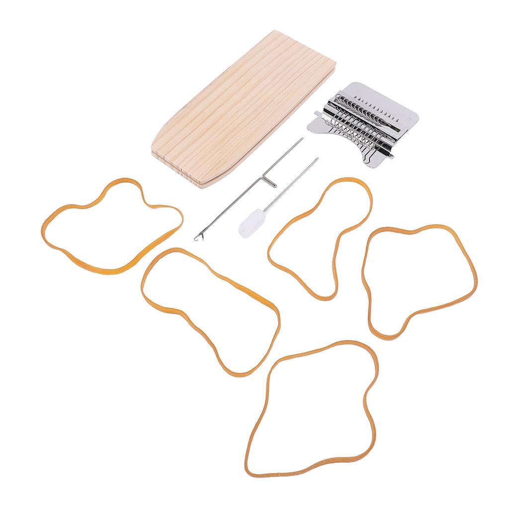 Hook Darning Machine Wooden Darning Machine Socks Clothes Weaving Machine for DIY Repairing Jeans