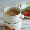 KINTO Hokkuri Cheese Fondue, White, 23082