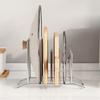 Rustproof Cutting Board Holder Vertical Cookware Holder Practical Chopping Board Rack  for Home