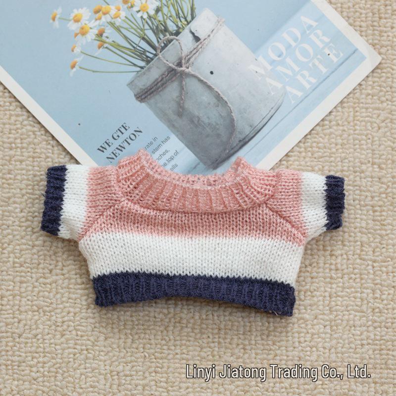 20cm Cotton Doll Accessories: Plush Dog Sweater, Scarf, Hat Set