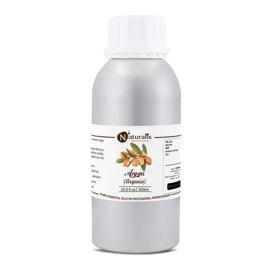 

Naturalis Essence of Nature Pure Cold Pressed Moroccan Argan Oil for Hair, Skin, Anti-Ageing & Face Care - 500ml 500ML
