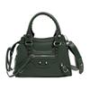 Portable locomotive bag New retro women's shoulder bag Fashion rivet fringed messenger bag