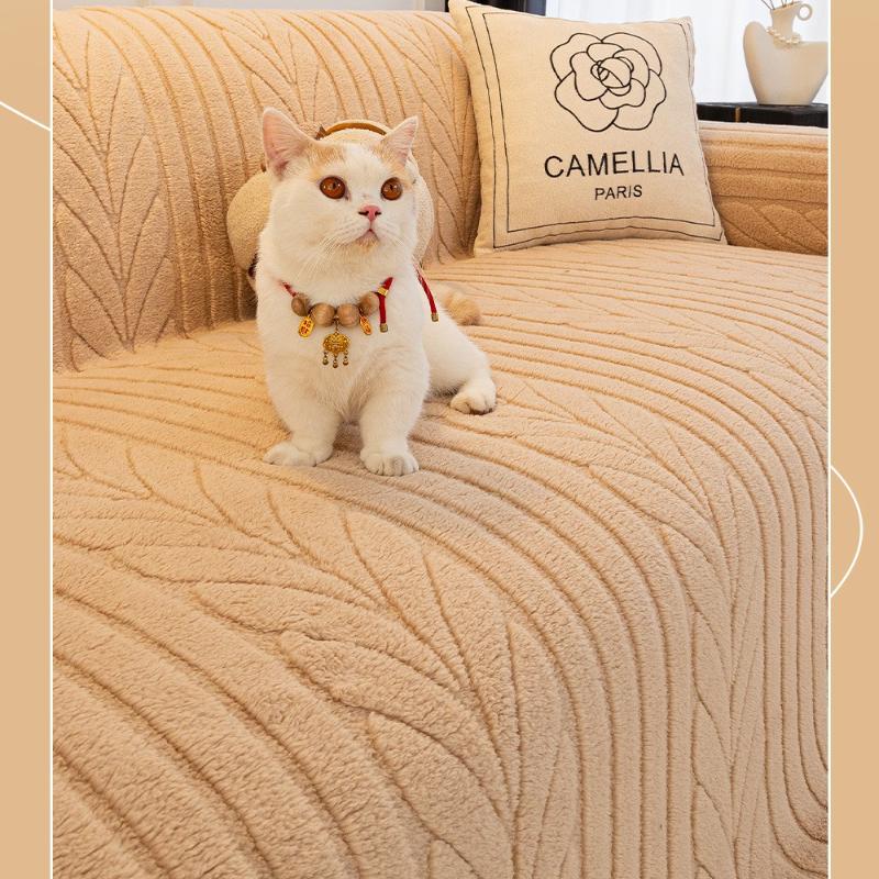 Shu cotton lint thickened sofa towel, a whole full-cover sofa cover in autumn and winter