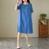 Round-neck Short-sleeved Dress