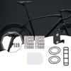Cycling Number Mount PVC Bike Race Number Plate Holder Road Bicycle Bracket Lightweight for Competition Events