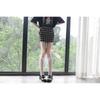 Lolita White Socks Women's Calf Mid Tube Socks Japanese Cute Bow Jk Lolita Fishnet Socks Thin