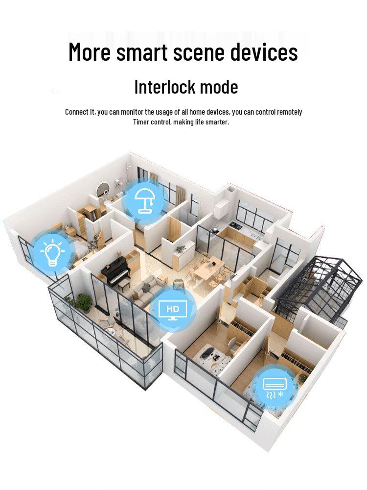 Tuya Smart WiFi Circuit Breaker with App Control and Timer