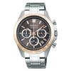 Seiko Selection Hodinky Quartz Chronograf (Horizontálne Tri Oči) SBTR026 Pánske strieborné náramkové hodinky Módne