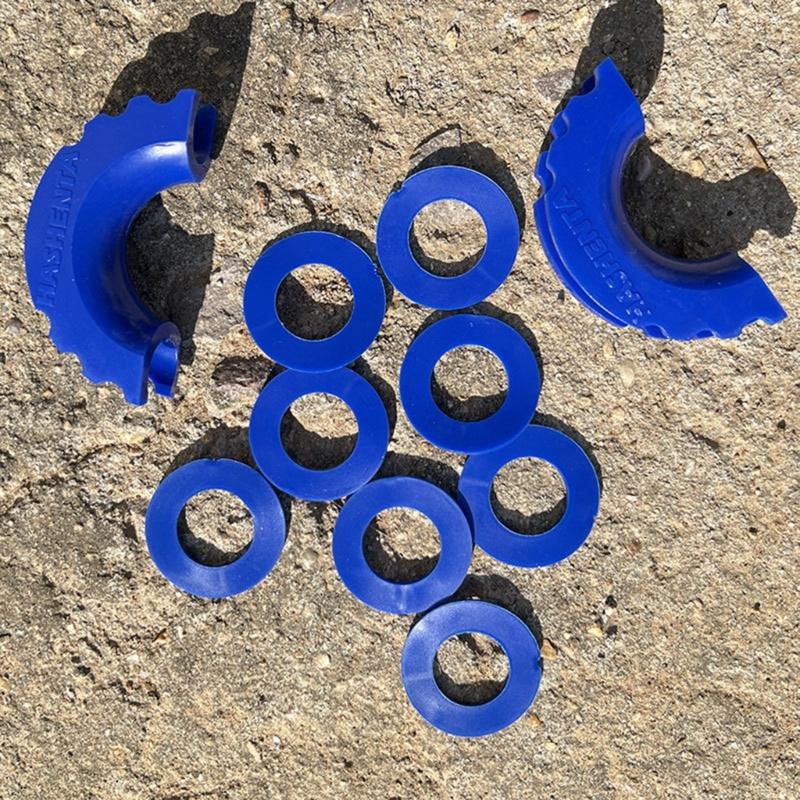 Universal Anti-Rust Bow Shackle 3/4" 5/8" D-Ring Shackle with Isolator & Washers