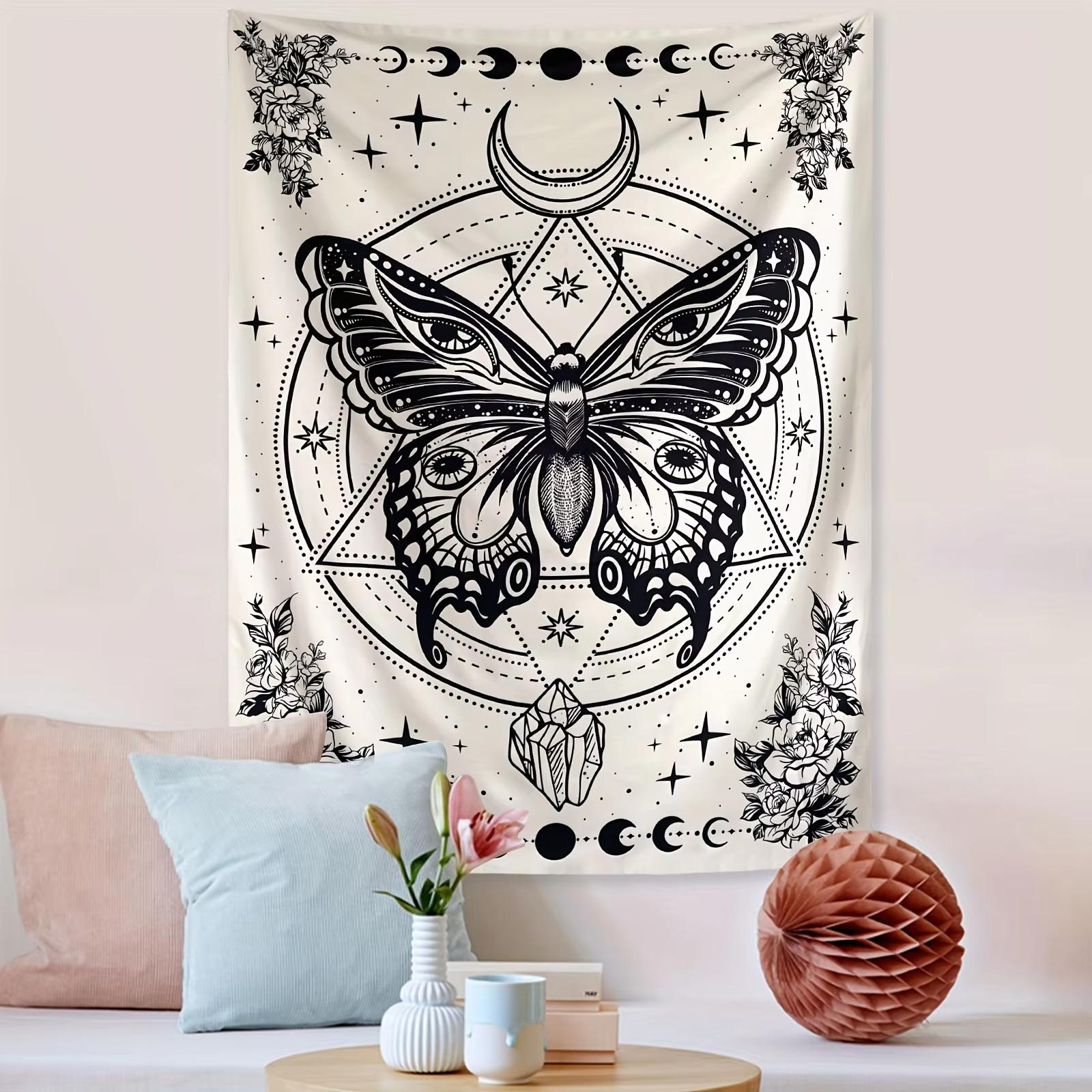 

Mystical Butterfly Dream Tapestry Aesthetic Tapestry Room Decor Wall Poster Atmospheric Wall Hanging Photo Backdrop 74x94cm(29x37in)