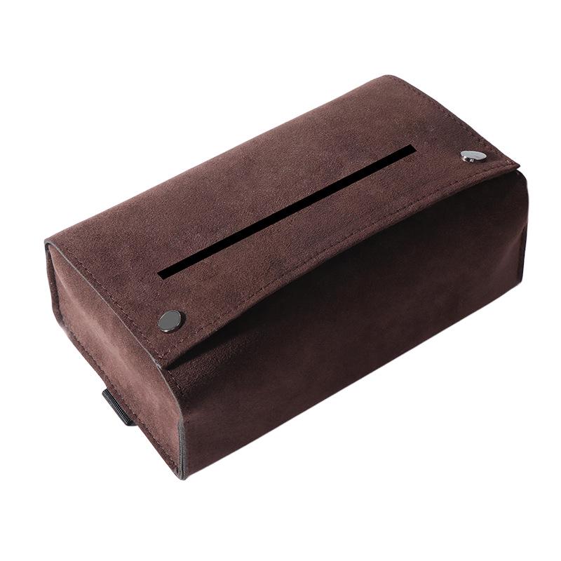 Alcantara Tissue Box for Tesla Screen, Console, & Seat Back