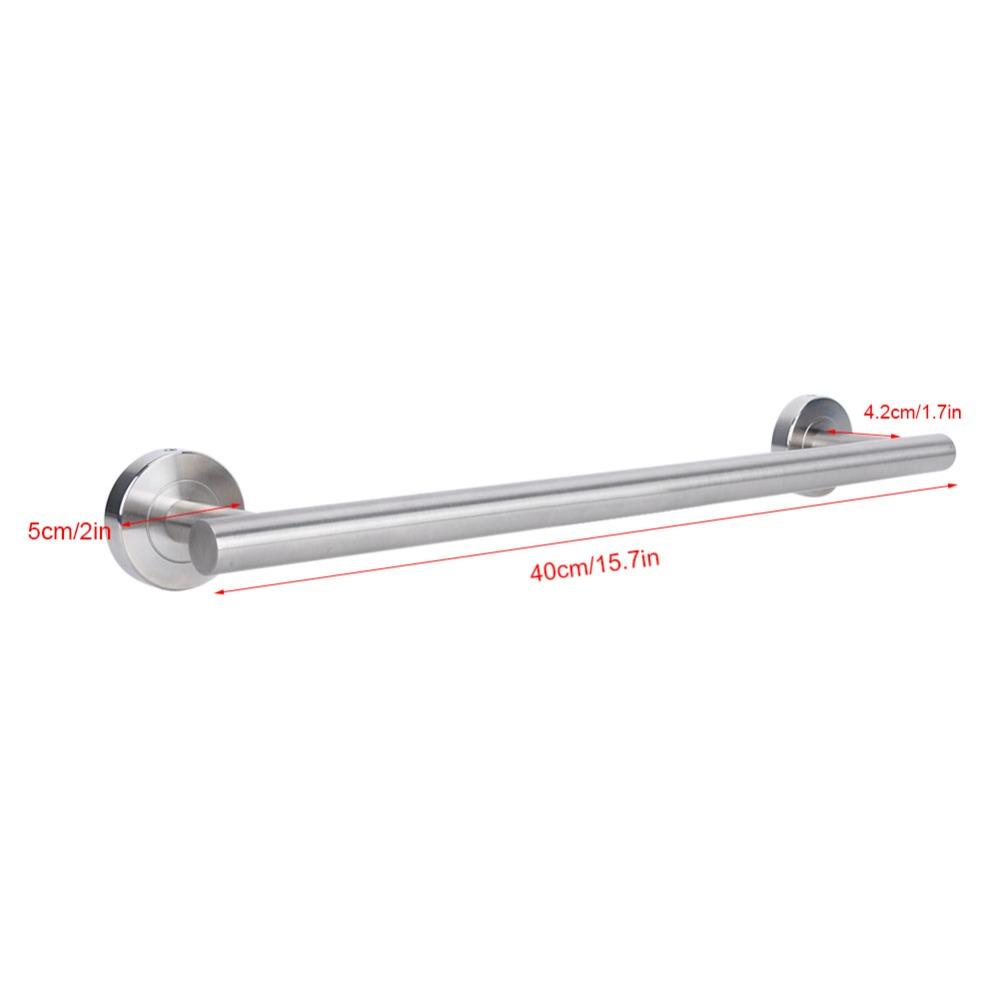 Stainless Steel Towel Holder Brushed Finish Towel Rod Towel Rack  Bathroom Kitchen Laundry Room