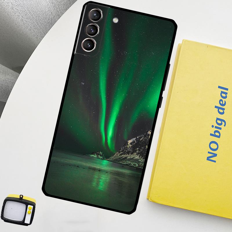 

Northern Lights Phone Case For Samsung Galaxy S24 Ultra S20 S21 S22 S23 Plus S9 S10 S24 FE S25 Ultra Cover Galaxy S21