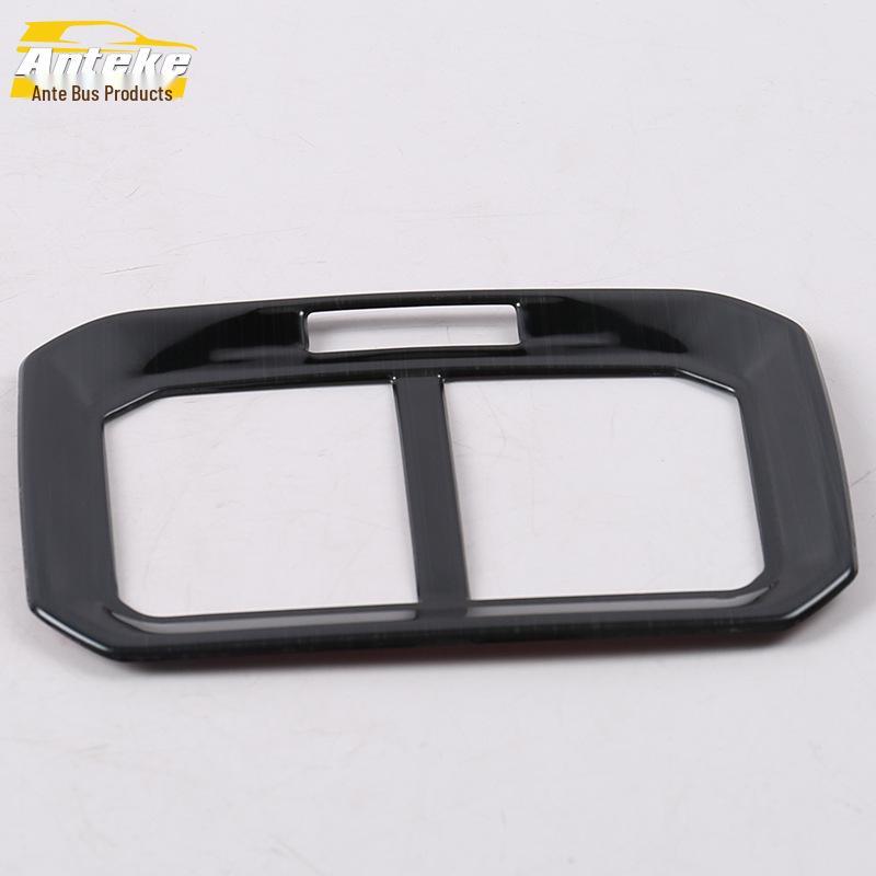 Tiguan L Rear Air Outlet Decorative Frame - Cold Air Outlet Sticker Bright Ring Accessory (2017 Model)
