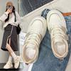 Spring and Autumn new sports and leisure ins platform leather single shoes board shoes