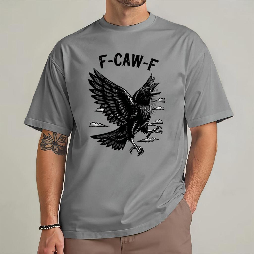 Men's Fashion Casual  Printed Short Sleeve Round Neck Pullover Tops