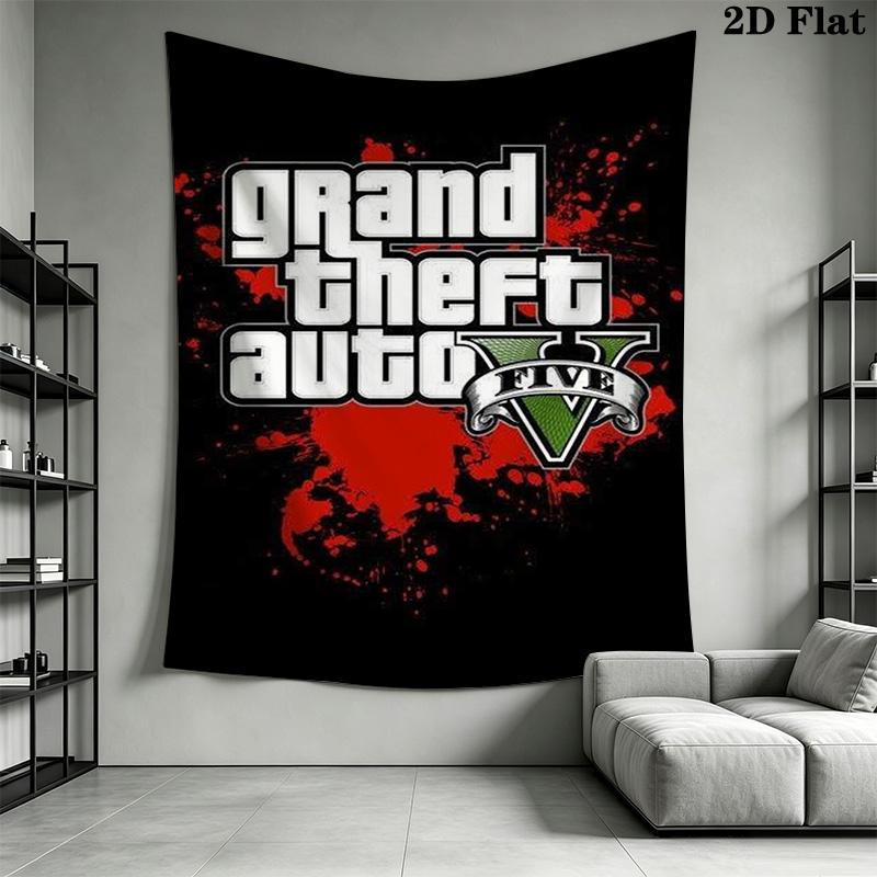 Grand Theft Auto V Urban Chaos Bedding 1 Duvet Cover 2 Pillowcase Without Core Soft And Comfortable Bedding Set Christmas Birthday Gift
