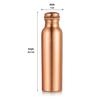 Copper Water Bottle ? 34 Oz. Extra Large ? Handcrafted Ayurvedic Pure Copper Drink, Drink More Water Bottle ? MS-645132 Copper Bottle