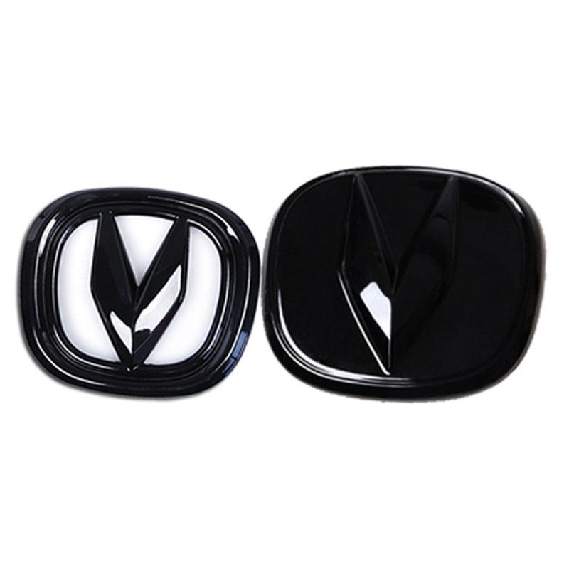 Front Rear Black Logo 2pcs for 2020-2025 Changan UNIK Unit Uni-k