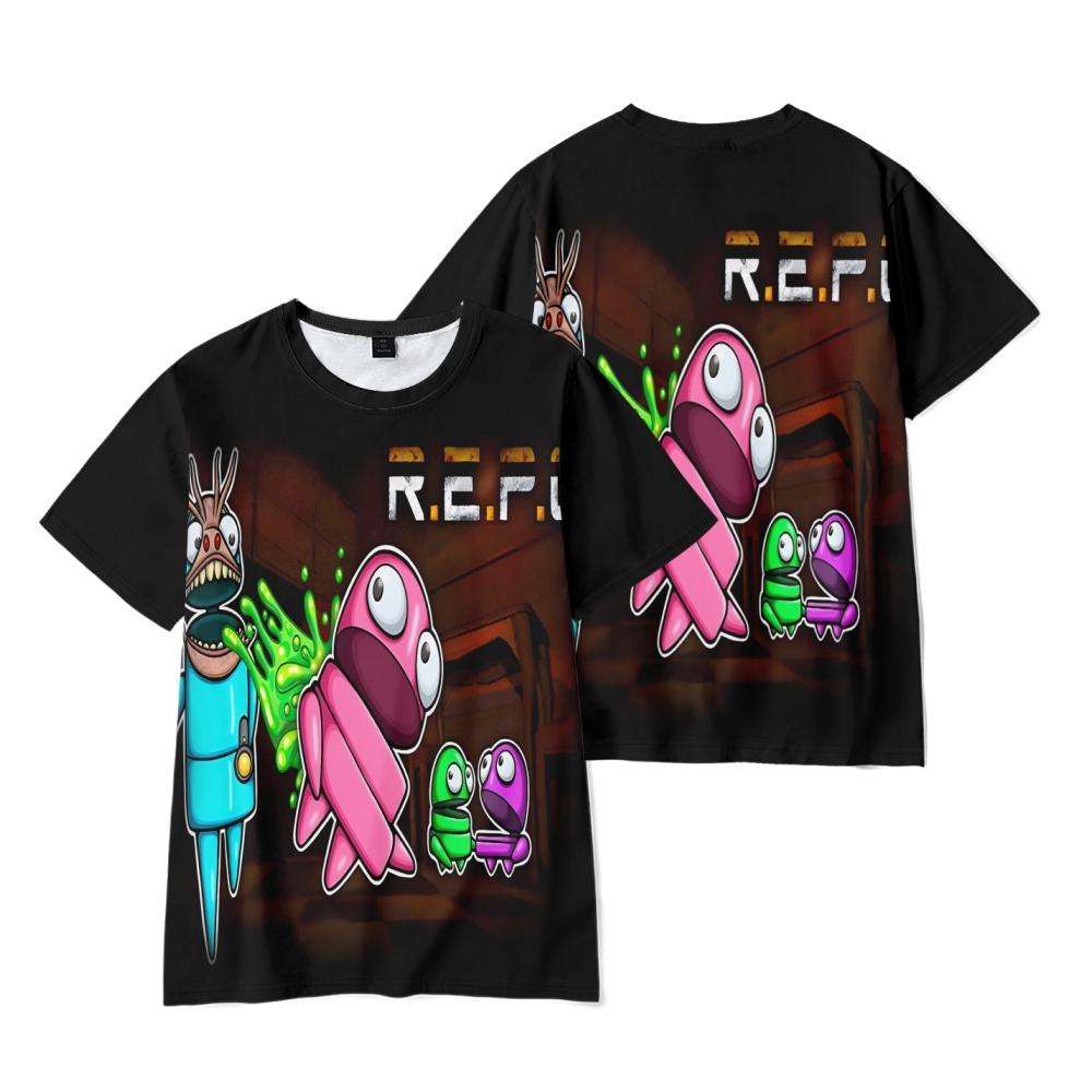 

Game REPO T Shirts Cool Men s Tshirt O Neck Casual Unisex Streetwear Anime Fashion Tee XS