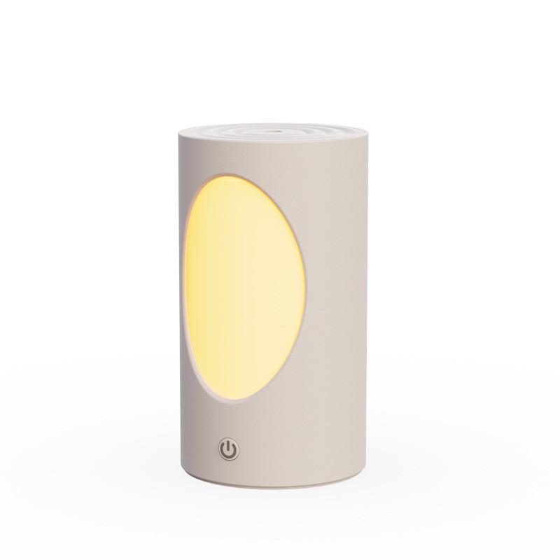 Tree Hole Humidifier Usb Night Light With Wooden Texture For Bedroom Home Use White,Plug