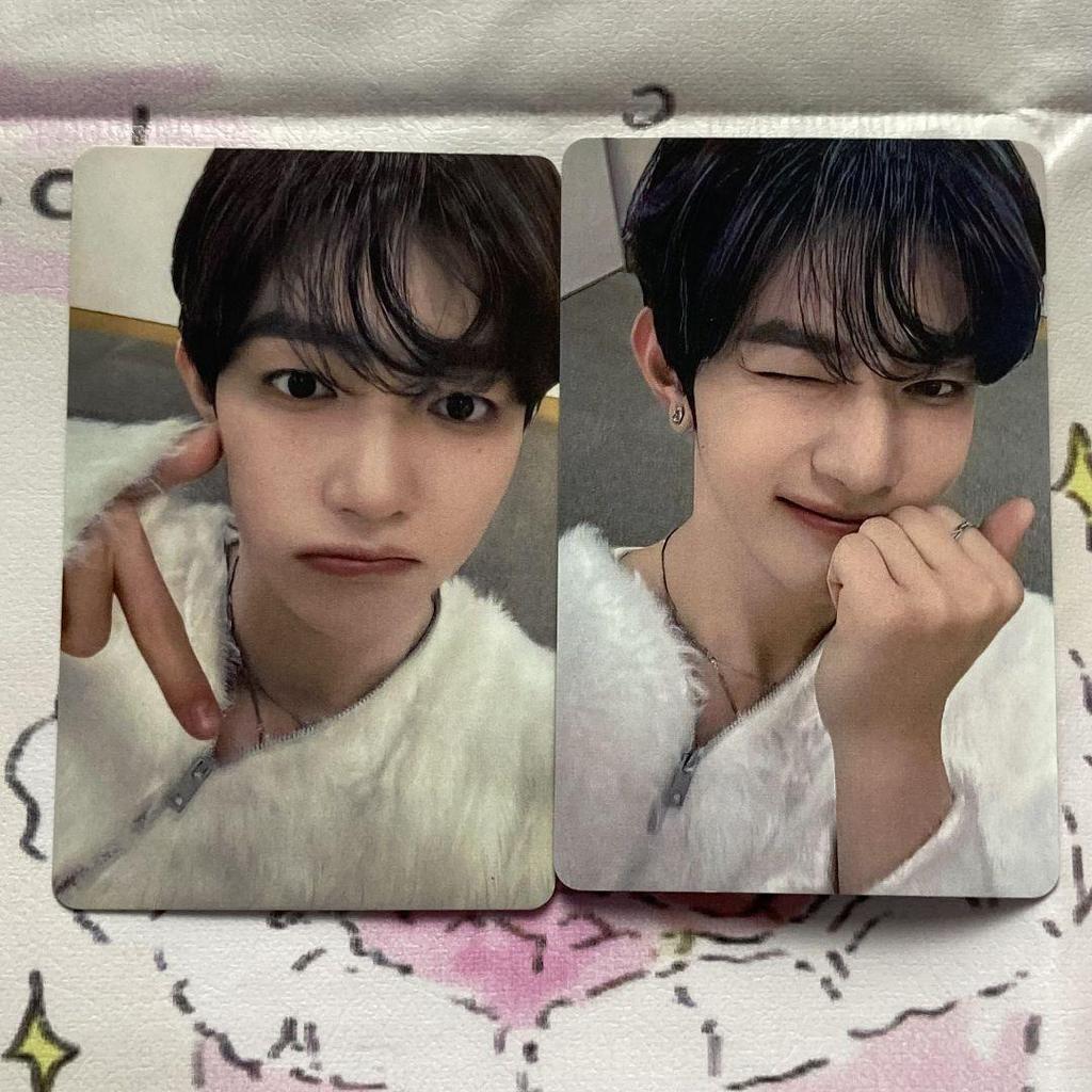 [USED] ZB1 Zhang Hao Zebewan B Prize: Rock-Paper-Scissors Win/Loss Trading Cards (2)