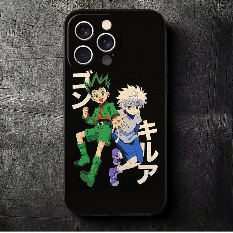 Hunter X-Hunters Anime Soft Phone Case for iPhone 16 16E 17 Air 15 Pro Max 14 Plus 13 Mini 11 12 7 Black Cover Back Shell