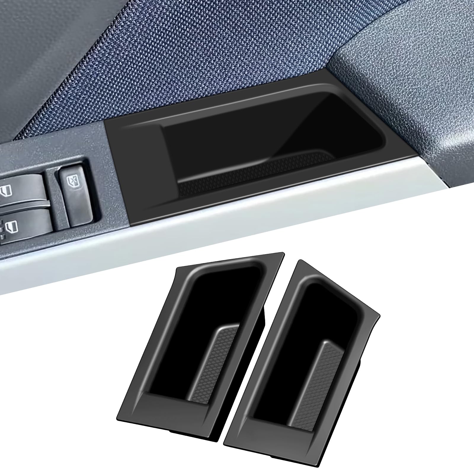 

FDAIUN Бокс для хранения в зазор между дверным подлокотником и сиденьем автомобиля, Совместим с Toyota Rumi 2016 - настоящее время Toyota Roomy (car door чёрный