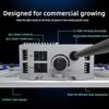 420W Led Grow Lights for Indoor Plants Full Spectrum Foldable and dimmable LED Grow Lights Daisy Chain 4x4/5x5ft Coverage Bar S
