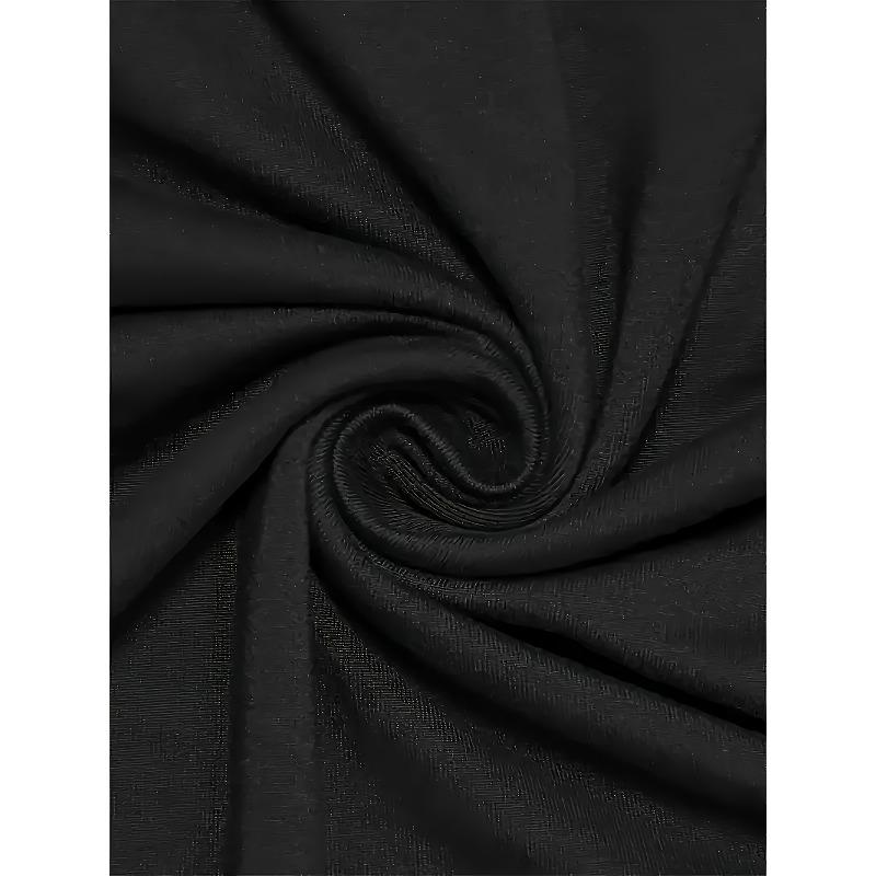 European Size Women's Comfy Blend T-Shirt with Floral Print - Casual Round Neck, Stretch Fit, Machine Washable