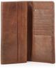 Lee Long Premium Soft Cowhide Genuine Brown Wallet, Leather, Leather,