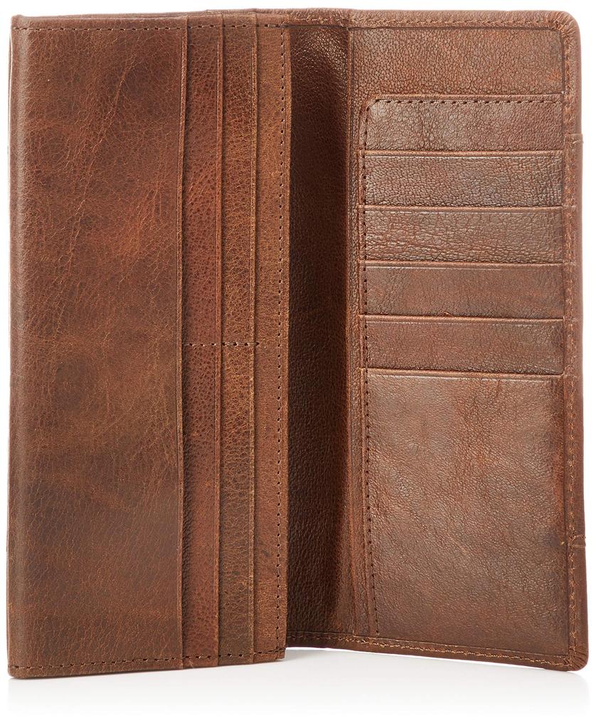 Lee Long Premium Soft Cowhide Genuine Brown Wallet, Leather, Leather,