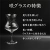 Saki Tasting Glass, Supervised by a Master of Whisky, Handmade In Japan, Temperature-Resistant, Easy To Clean, Approx. 164ml