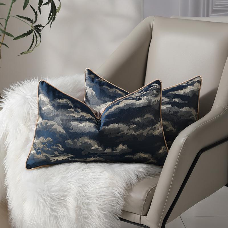 High-precision Light Luxury Sofa Decorative Lumbar Pillow, Living Room Sofa Cushion Cover, Modern Pillow