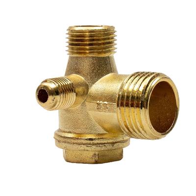 Connector Air Compressor Check Valve Gold High Quality Replaces Useful