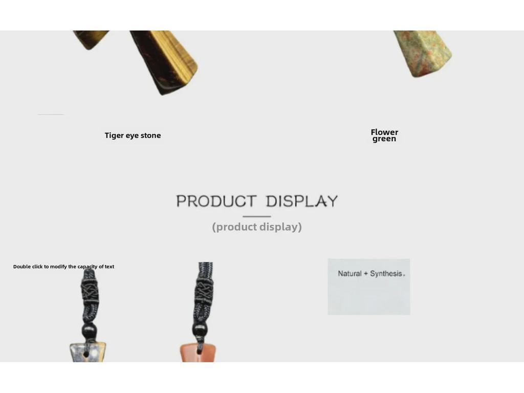 Colier Cruce Agat - Piatră Semiprețioasă Cadou de Crăciun Lanț Pulover